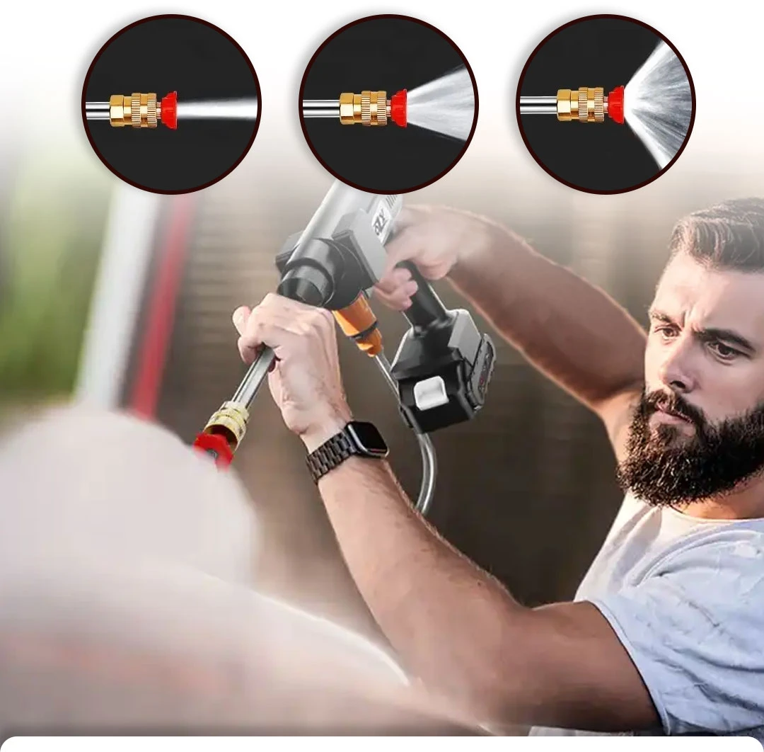 🚘💦 مضخة غسيل متنقلة بدون سلك 48V – قوة تنظيف احترافية في يدك!