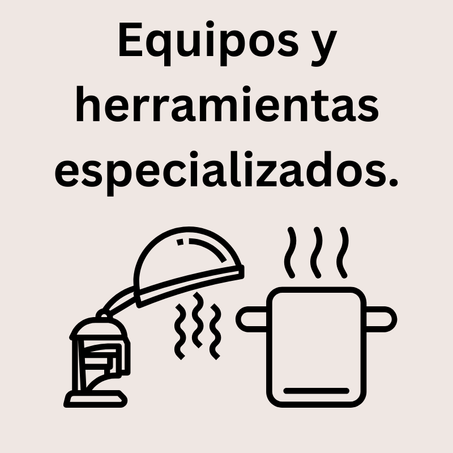 Equipos y herramientas especializados