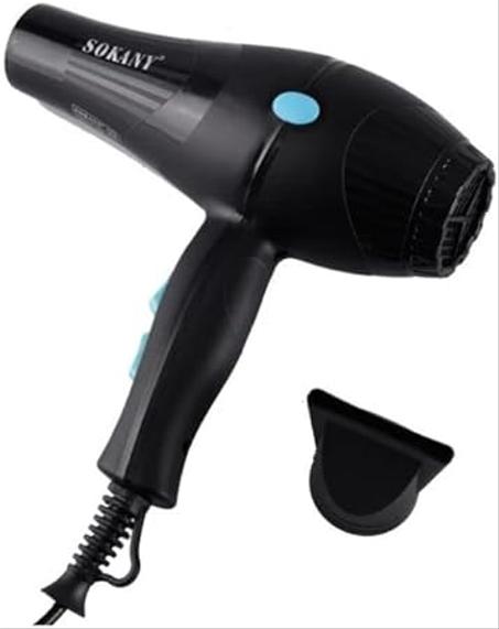 Secador de pelo profesional de 2600 W, secado rápido, tecnología de iones negativos, bajo nivel de ruido, 2 velocidades, 3 configuraciones de calor HS-3210