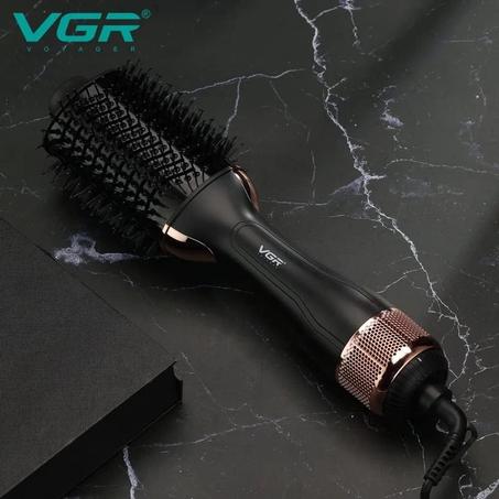 Cepillo secador de pelo VGR V-492 - Secador de pelo y voluminizador 4 en 1 | Tecnología de iones negativos para un cabello sin frizz | Cepillo de aire caliente potente de 1000 W