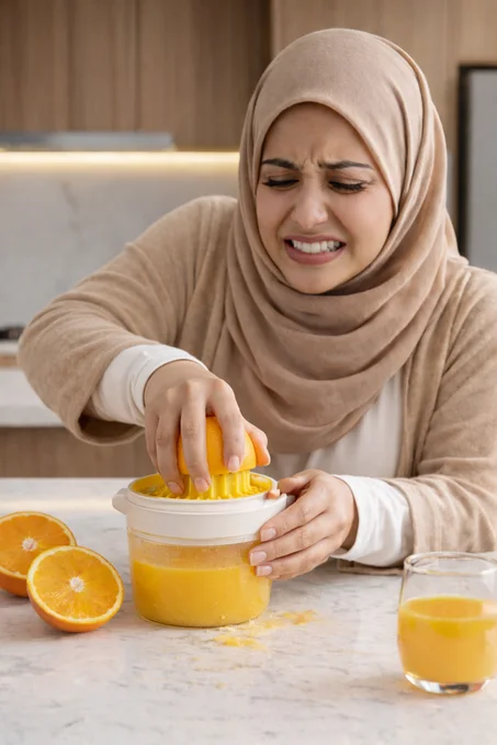 عصّارة برتقال كهربائية   صغيرة قابلة للشحن