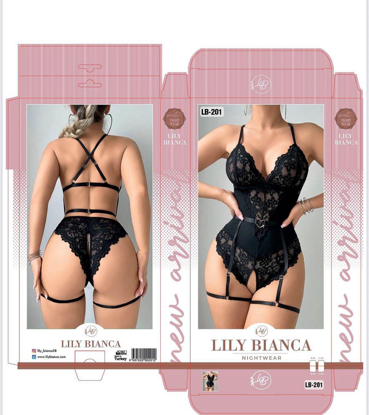 lily bianca sexy black