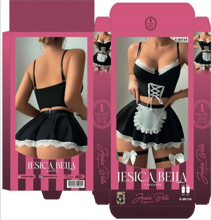 black and white maid sexy outfit
