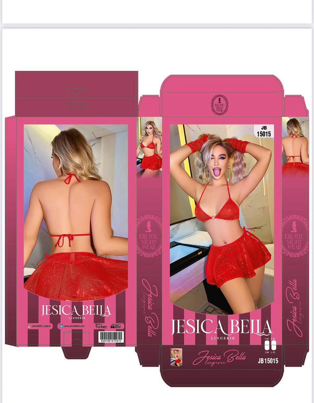 Lingerie jessica bella red