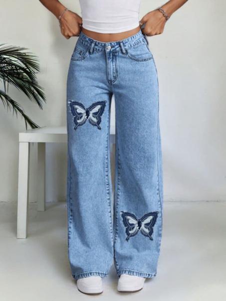 butterfly jeans