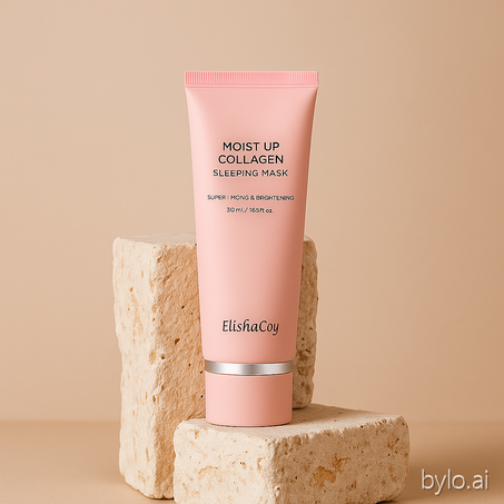 قناع النوم بالكولاجين لترطيب وتفتيح البشرة أثناء النوم