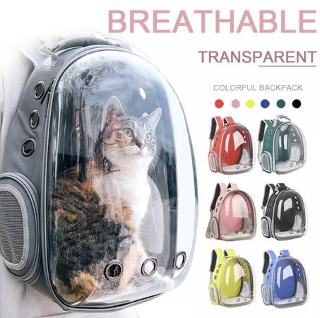 SAC A DOS TRANSPARENT DE VOYAGE POUR ANIMAL DE COMPAGNIE