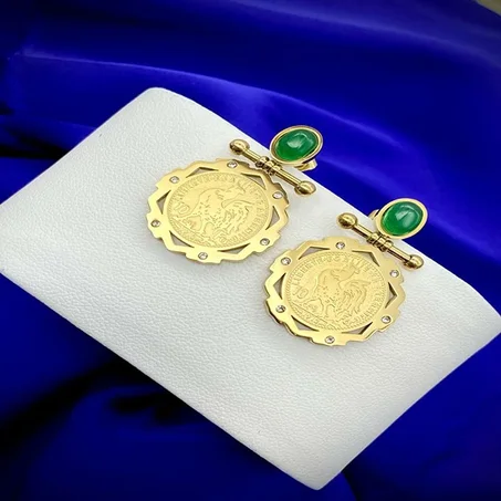 زوج من الأقراط الأنيقة Pair of stylish earrings- Xuping E009