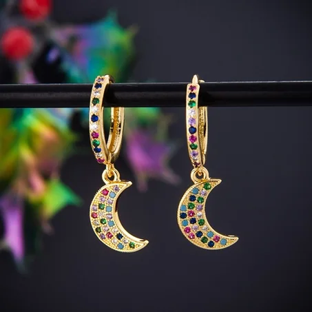 أقراط متعددة الألوان Multicoloured earrings-685- Xuping