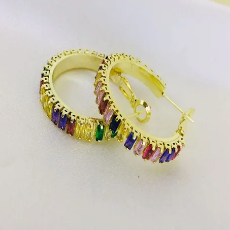 أقراط متعددة الألوان Multicoloured Earrings -Xuping -070