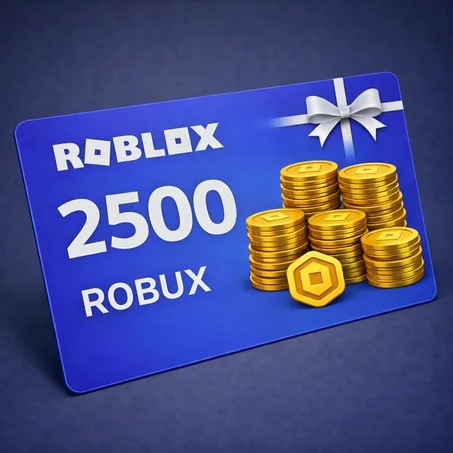 Gift card - 2500 Robux