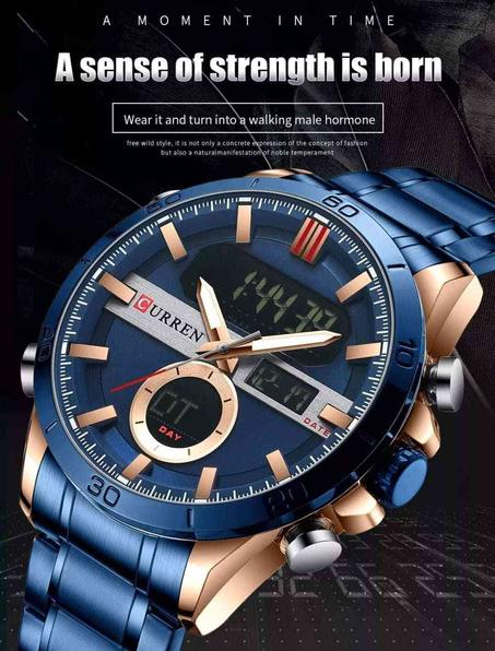 ساعة Curren الأصلية موديل 8384