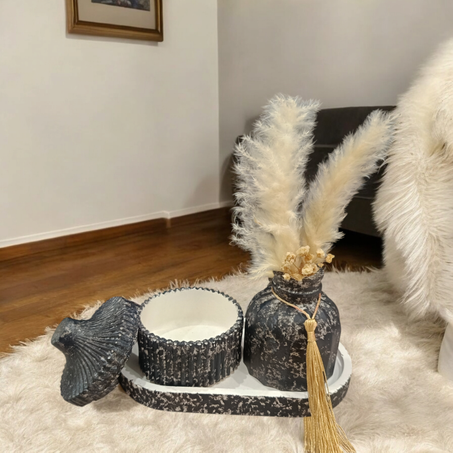 اطقم البخور والعطور للزينة والديكور 3 قطع