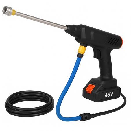 مضخة بقوة 400 واط وبطارية 8000 مللي أمبير