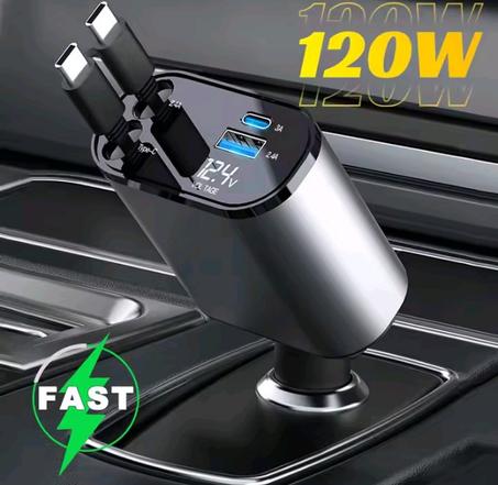 شاحن 4 في 1 بقوة W120 SUPER FAST CHARGE