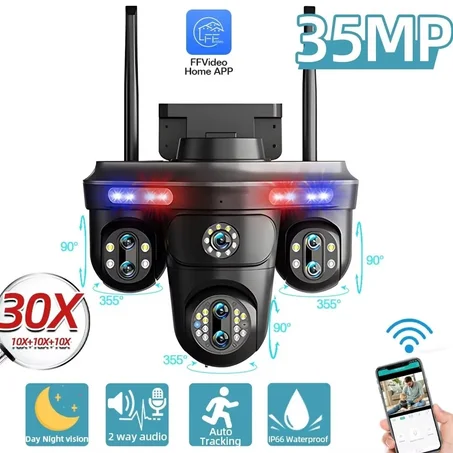 الكاميرةPTZ  ZOOM Optique X30  35 MP الأكثر تطورا بسبع عدسات WIFI