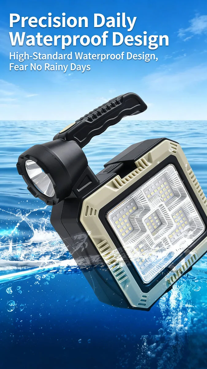 مصباح نقال مع صندوق ادوات