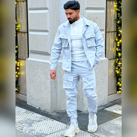 ENSEMBLE CARGO POCHE CHEMISE ET PANTALON