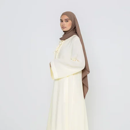 فستان تنجوية أصفر