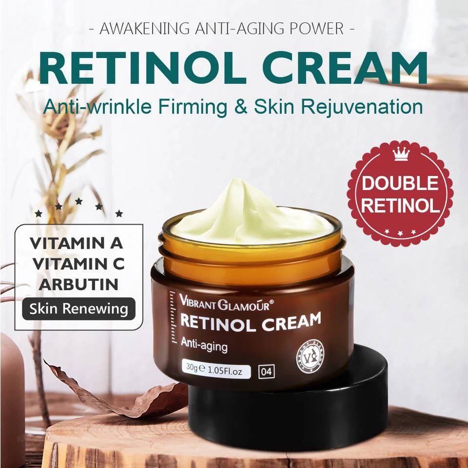 كريم الريتينول للعناية بالبشرة : تفتيح وشد الوجه والمضاد للتجاعيد RETINOL CREAM™️