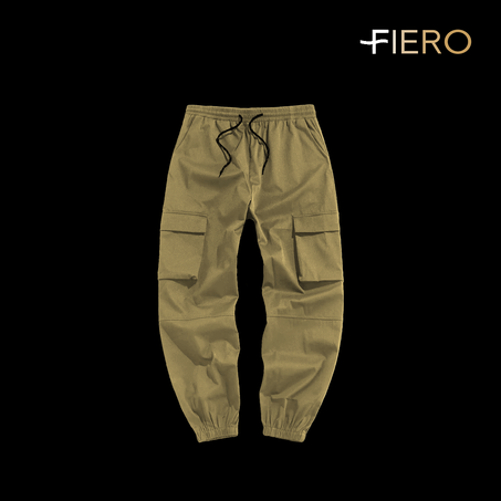 Jogger à poches beige