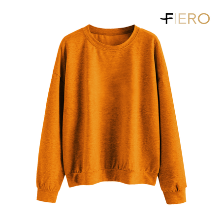Sweatshirt orangé