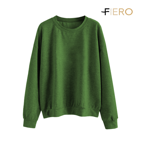 Sweatshirt vert