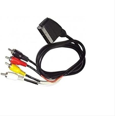 Adaptateur Péritel vers 4 câble audio RCA 1,5M