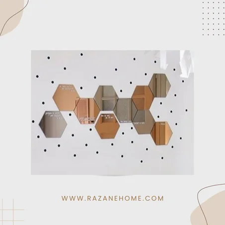 مرآة ديكور (8 قطع)