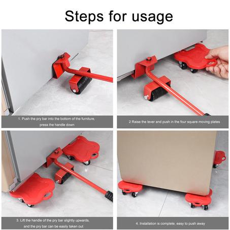 5 قطعة المحمولة الأثاث المحرك الثقيلة رافع الأثاث