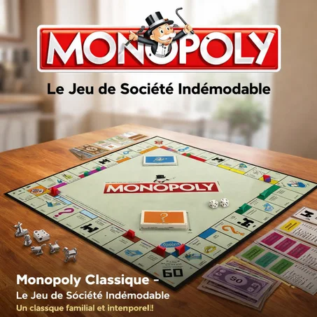 🎲 Monopoly Classique – Le Jeu de Société ..