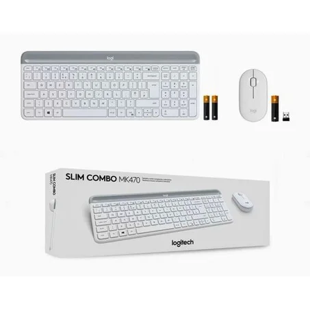 Logitech Keyboard MK470 Slim Combo - Wireless keyboard & Mouse set combo