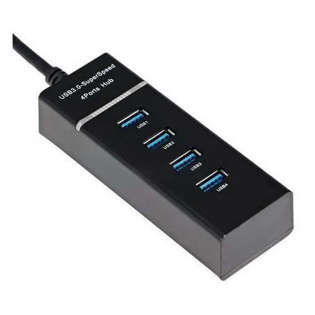 4 Ports 3.0 USB Hub Adapters / Extension -Black