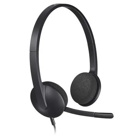 Logitech Headset H340 USB Computer Internet Headset-Skype Certified