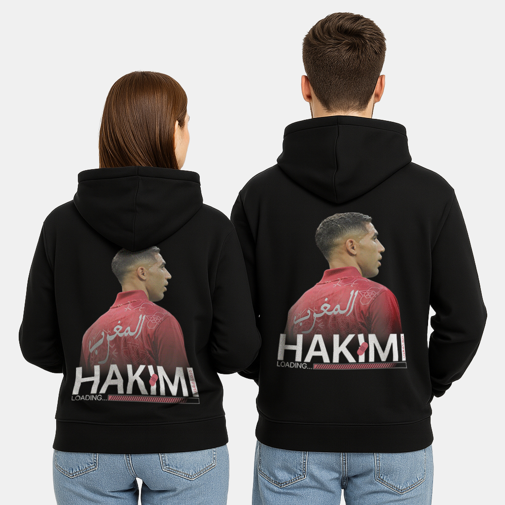 AFCON 25 Hakimi Loading... Hoodie - تصميم حاكيمي يتعافى