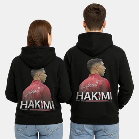 AFCON 25 Hakimi Loading... Hoodie - تصميم حاكيمي يتعافى