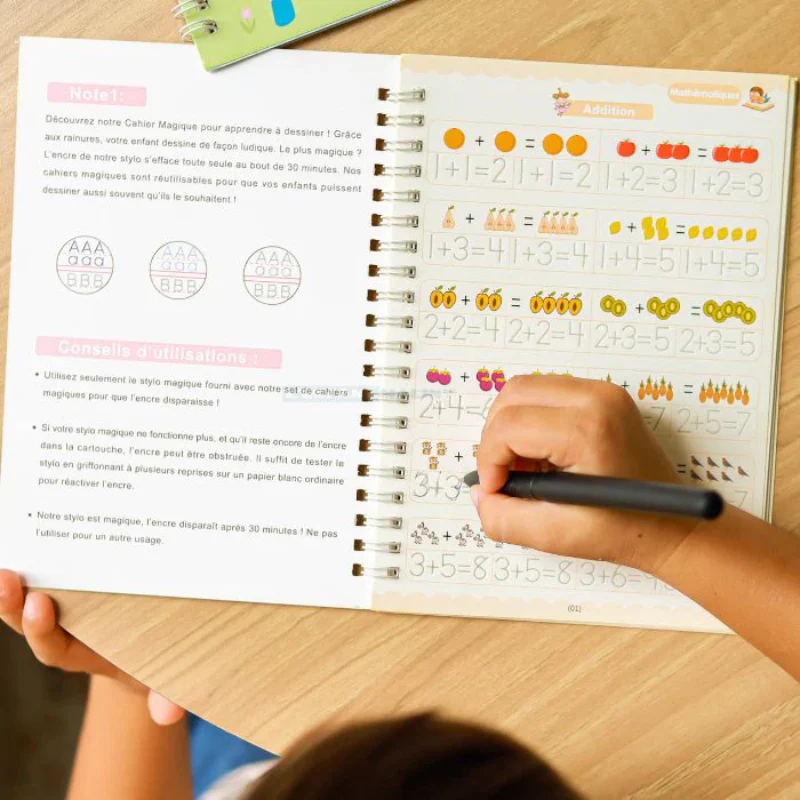 Cahiers Magiques | Votre enfant apprend à écrire, progresse chaque jour ( 3ans à 8 ans )