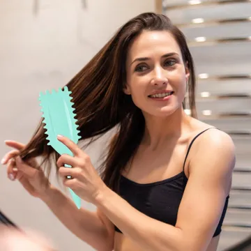 كواية الشعر الحديثة+فرشاة فك تشابك الشعر