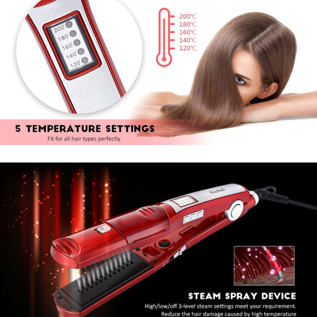 Kemei Lisseur à Vapeur Céramique