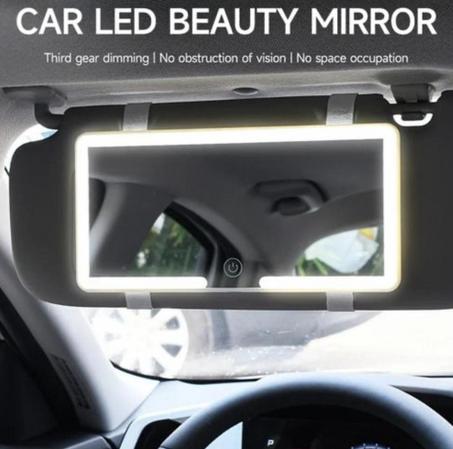 مرآة داخلية مضيئة للسيارة