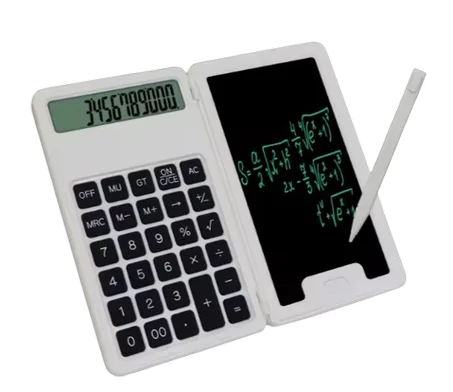12 Digits Calculator With LCD Writing Tablet