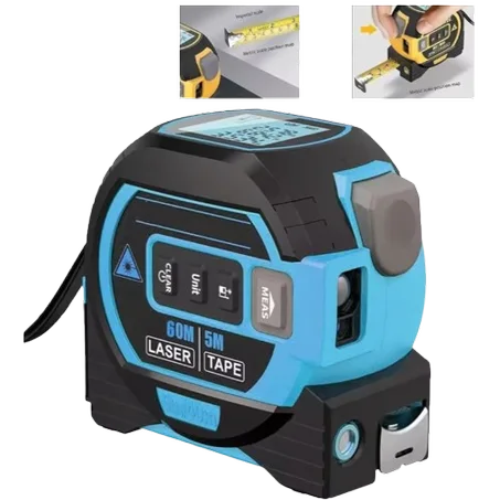 3 in 1 Infrared Portable Laser Tape Measuring