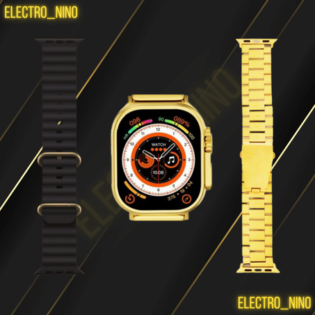 SMART WATCH ULTRA 9  GOLD AMOLED