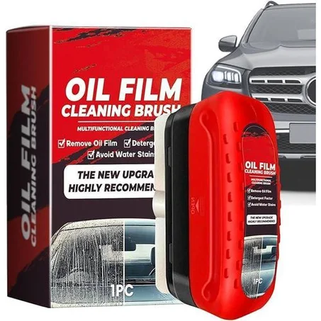 فرشاه تنظيف زجاج السيارات ازالة الدهون والاوساخ بسهولة