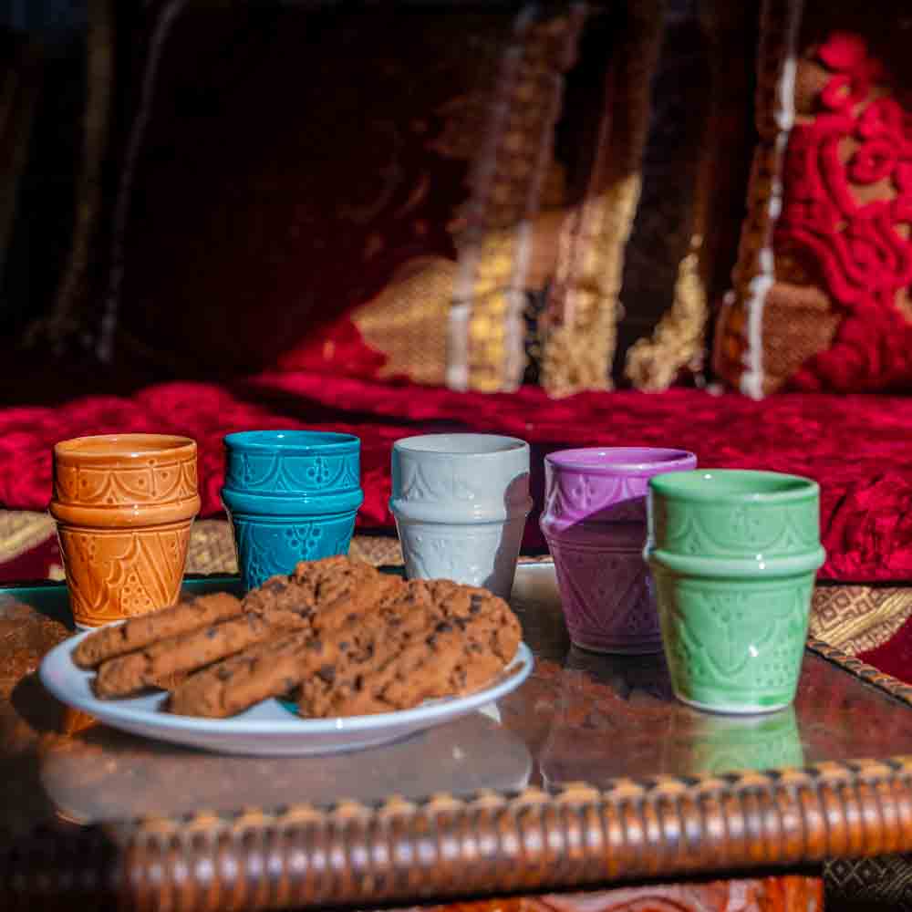 كؤوس فخارية