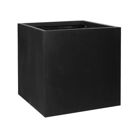 Jardinière en cube en résine polyester
