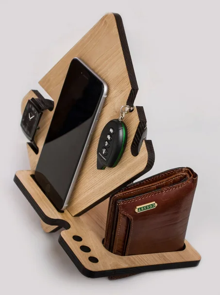 Porte feuille (+phone+clés+montre)