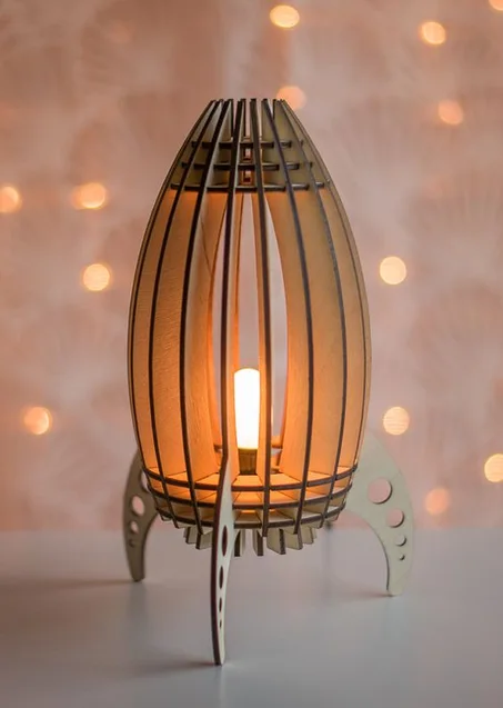 Rocket lampe
