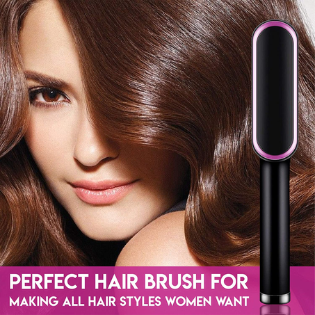 فرشاة تنعيم الشعر بالسيراميك/ Hair Straightener Brush