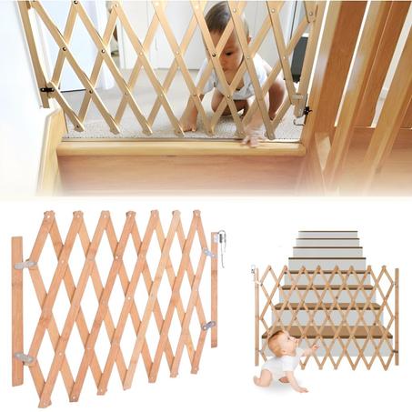Barrière de sécurité pliable en bois pour Enfant – حاجز حماية للأطفال متعدد الإستعمالات